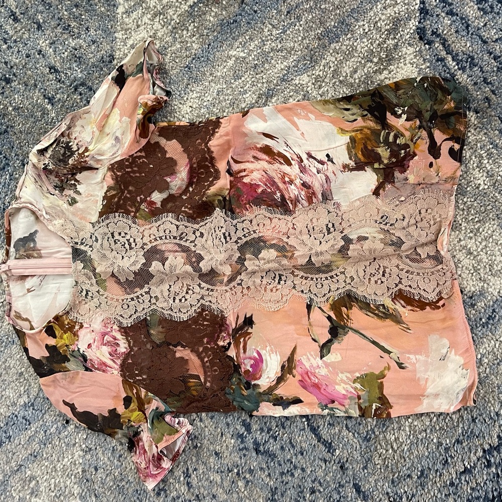 Dolce & Gabbana silk floral blouse